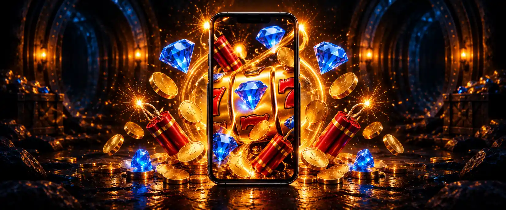 Slots Dynamite mobile casino on a smartphone